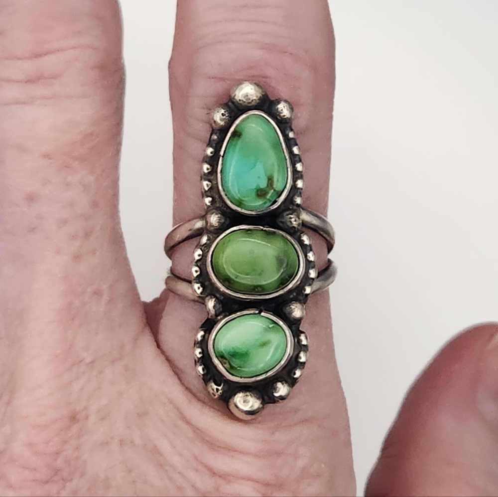 Sonoran Gold Turquoise Sterling Silver  Ring